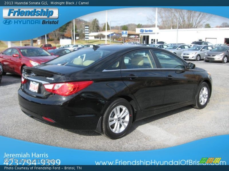 Midnight Black / Camel 2013 Hyundai Sonata GLS