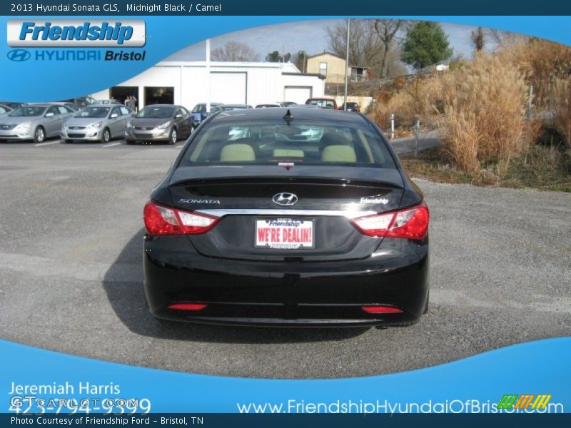 Midnight Black / Camel 2013 Hyundai Sonata GLS