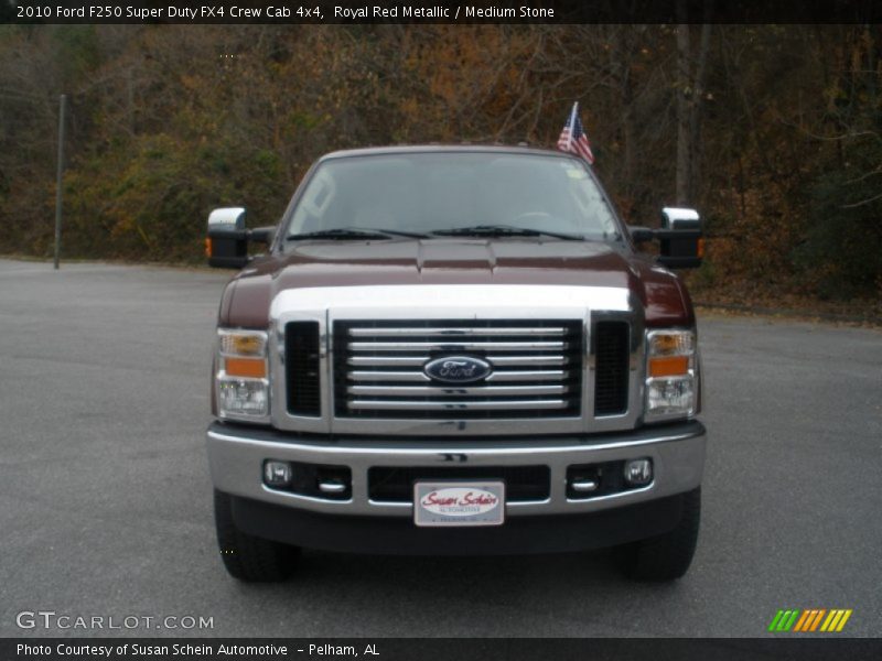 Royal Red Metallic / Medium Stone 2010 Ford F250 Super Duty FX4 Crew Cab 4x4