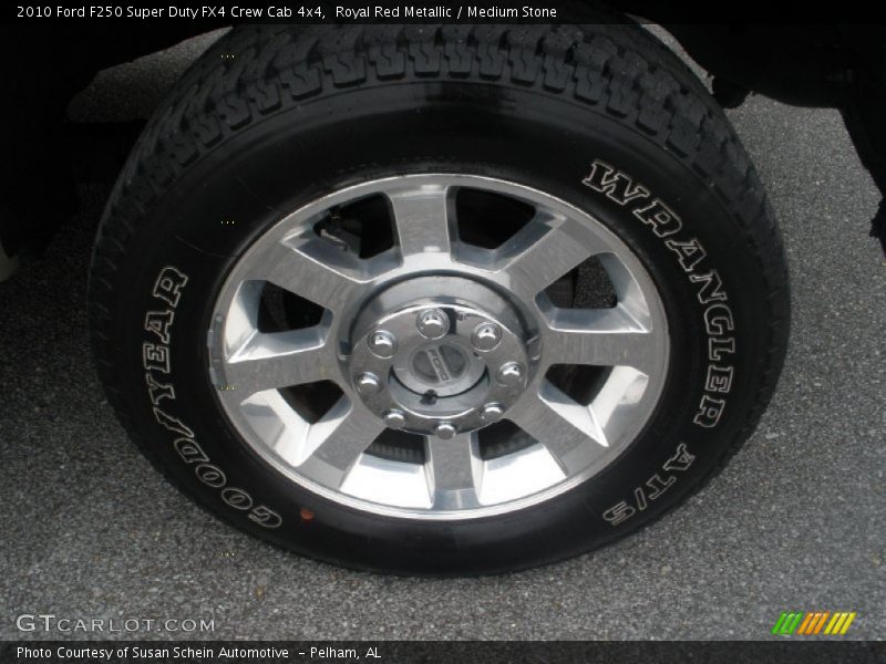 Royal Red Metallic / Medium Stone 2010 Ford F250 Super Duty FX4 Crew Cab 4x4