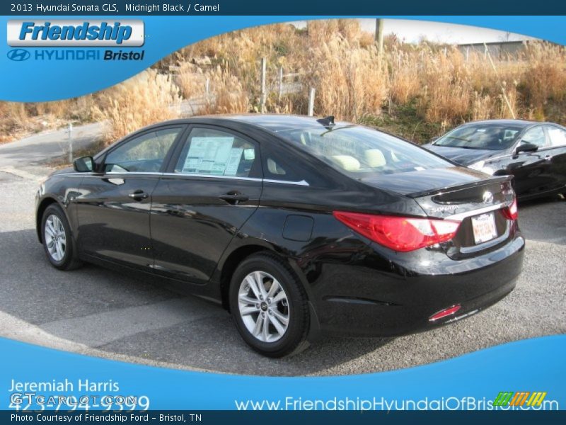 Midnight Black / Camel 2013 Hyundai Sonata GLS