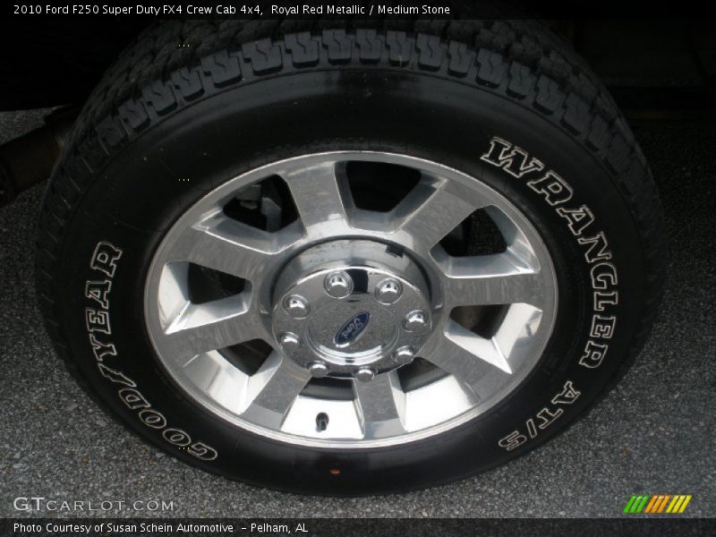 Royal Red Metallic / Medium Stone 2010 Ford F250 Super Duty FX4 Crew Cab 4x4