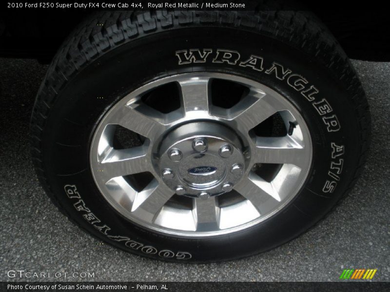 Royal Red Metallic / Medium Stone 2010 Ford F250 Super Duty FX4 Crew Cab 4x4