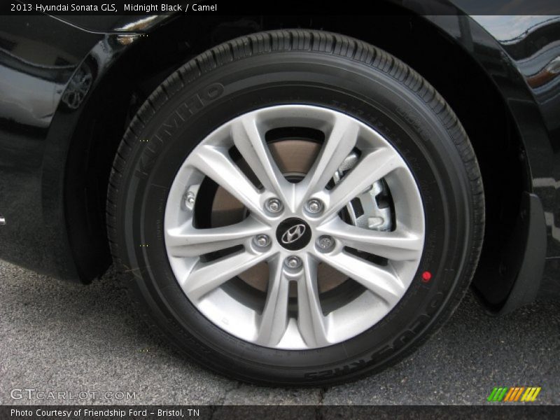Midnight Black / Camel 2013 Hyundai Sonata GLS