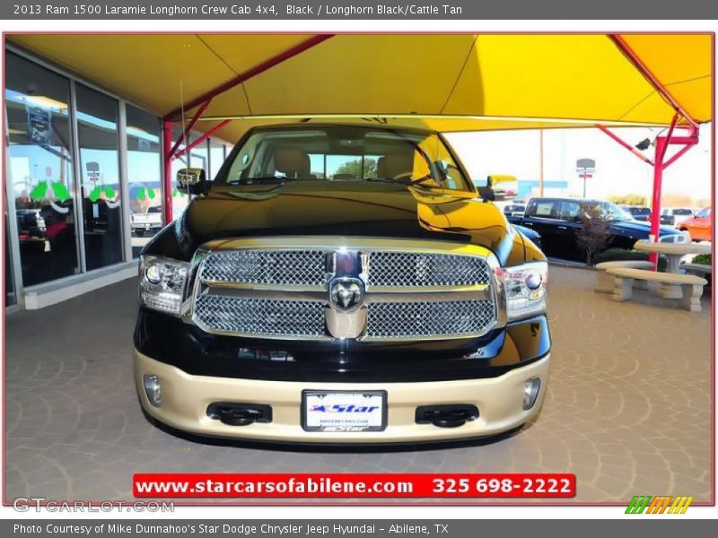 Black / Longhorn Black/Cattle Tan 2013 Ram 1500 Laramie Longhorn Crew Cab 4x4