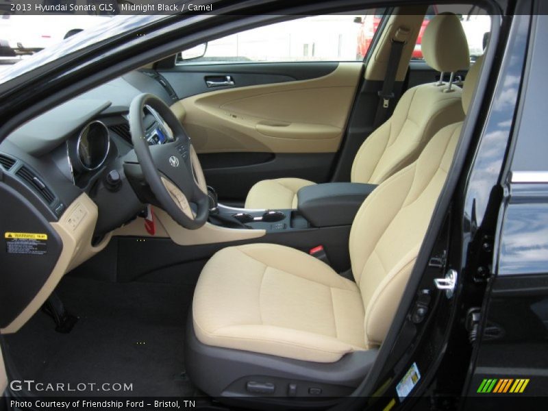Midnight Black / Camel 2013 Hyundai Sonata GLS