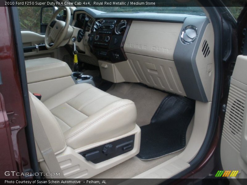 Royal Red Metallic / Medium Stone 2010 Ford F250 Super Duty FX4 Crew Cab 4x4