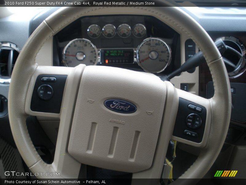 Royal Red Metallic / Medium Stone 2010 Ford F250 Super Duty FX4 Crew Cab 4x4