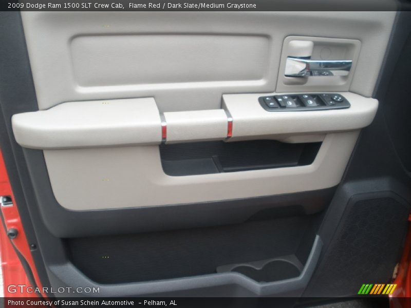 Flame Red / Dark Slate/Medium Graystone 2009 Dodge Ram 1500 SLT Crew Cab