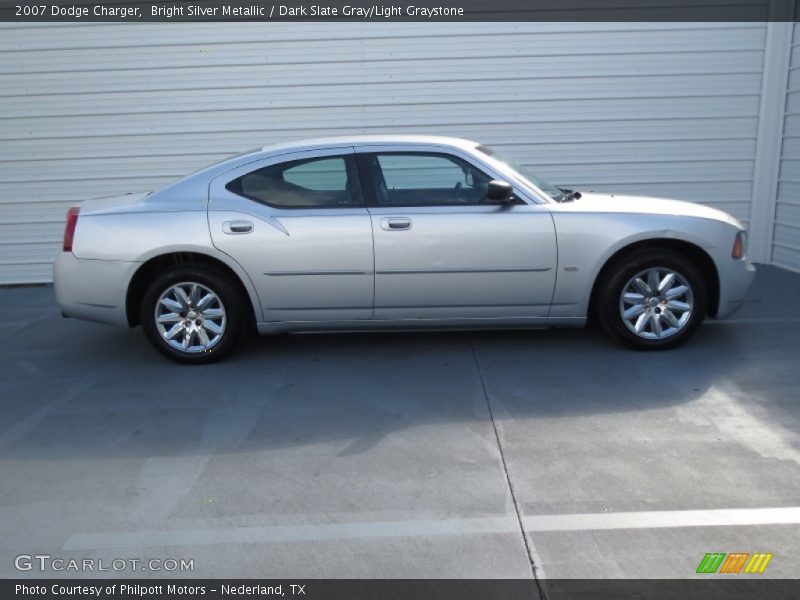 Bright Silver Metallic / Dark Slate Gray/Light Graystone 2007 Dodge Charger