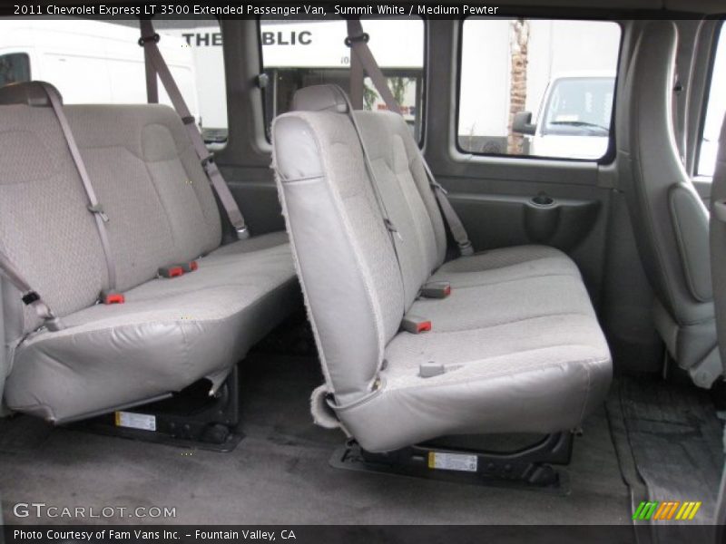 Summit White / Medium Pewter 2011 Chevrolet Express LT 3500 Extended Passenger Van