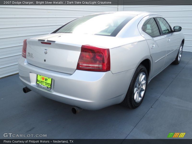 Bright Silver Metallic / Dark Slate Gray/Light Graystone 2007 Dodge Charger