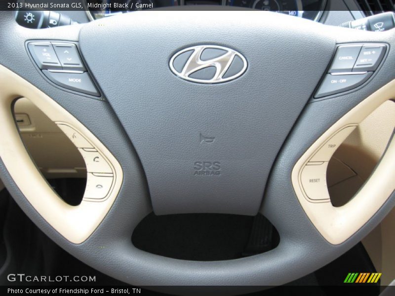 Midnight Black / Camel 2013 Hyundai Sonata GLS