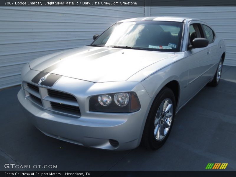 Bright Silver Metallic / Dark Slate Gray/Light Graystone 2007 Dodge Charger