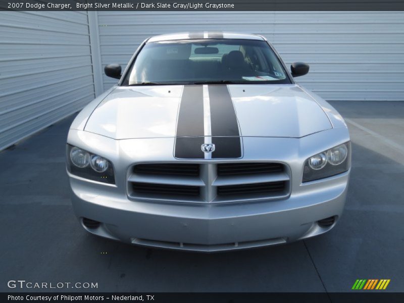 Bright Silver Metallic / Dark Slate Gray/Light Graystone 2007 Dodge Charger