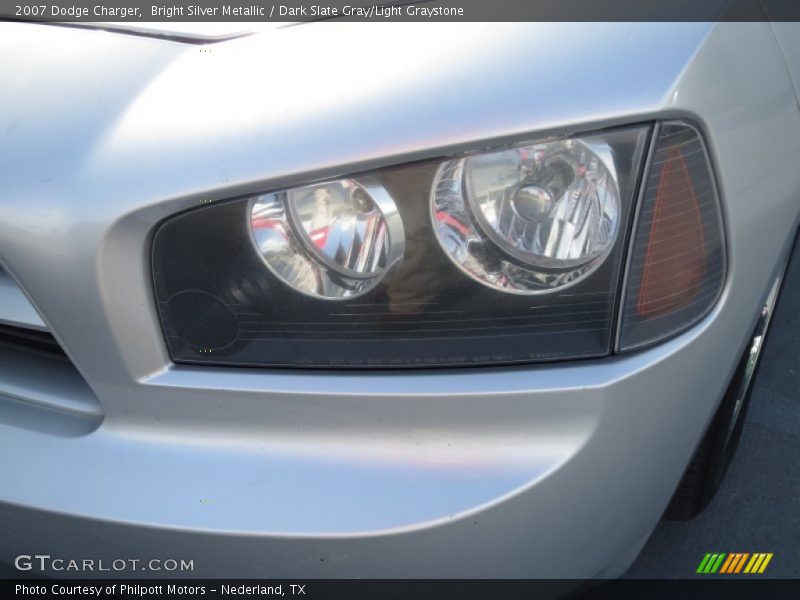 Bright Silver Metallic / Dark Slate Gray/Light Graystone 2007 Dodge Charger