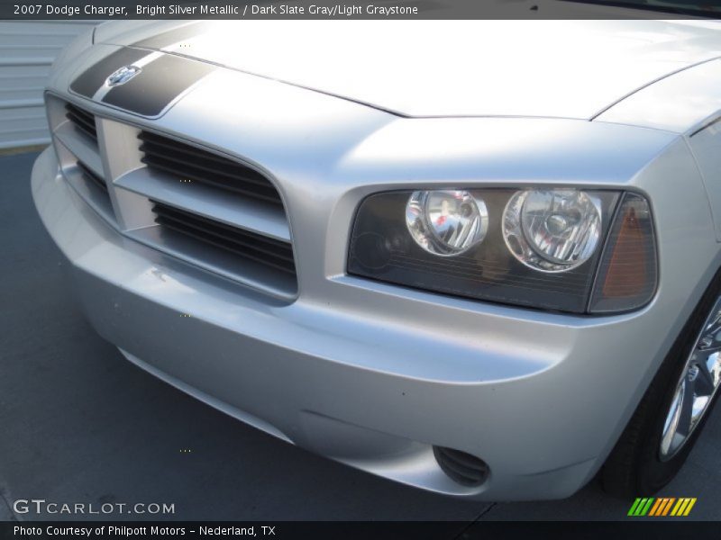 Bright Silver Metallic / Dark Slate Gray/Light Graystone 2007 Dodge Charger