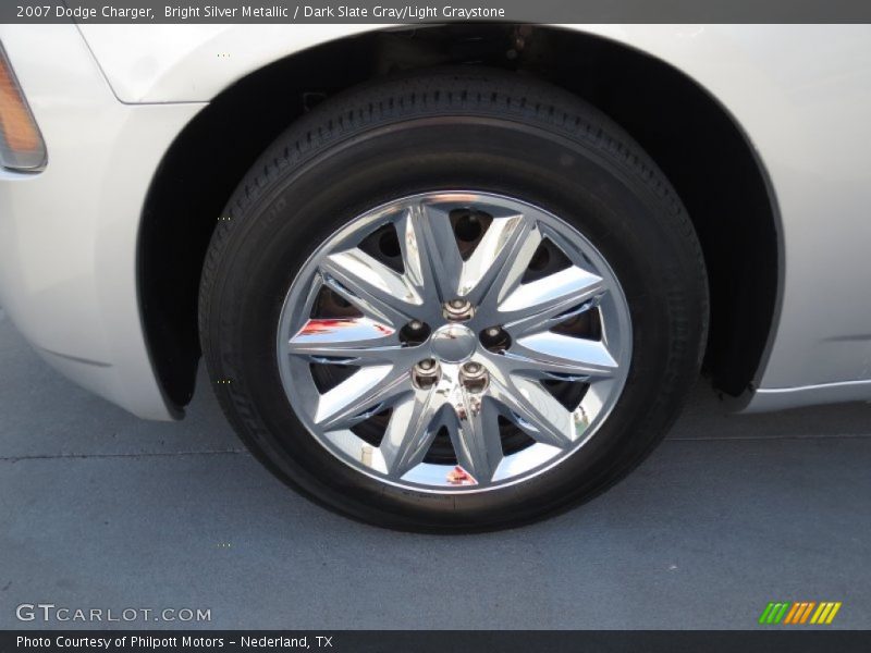 Bright Silver Metallic / Dark Slate Gray/Light Graystone 2007 Dodge Charger