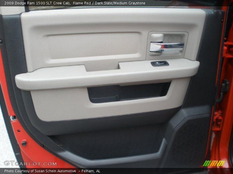 Flame Red / Dark Slate/Medium Graystone 2009 Dodge Ram 1500 SLT Crew Cab