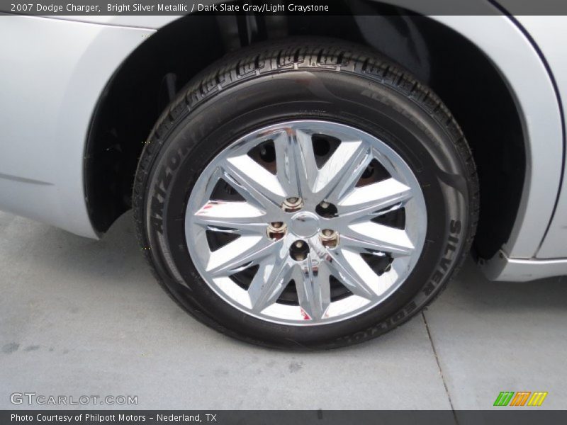 Bright Silver Metallic / Dark Slate Gray/Light Graystone 2007 Dodge Charger