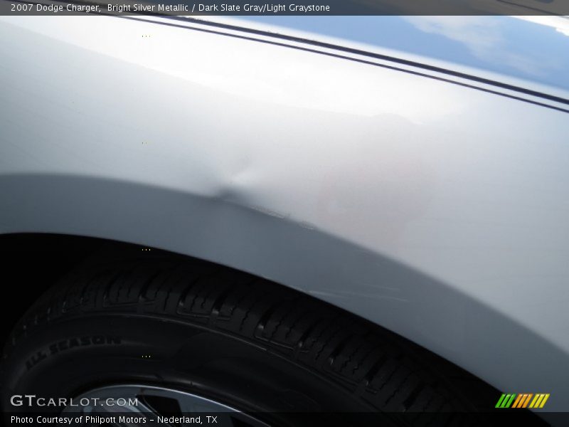 Bright Silver Metallic / Dark Slate Gray/Light Graystone 2007 Dodge Charger