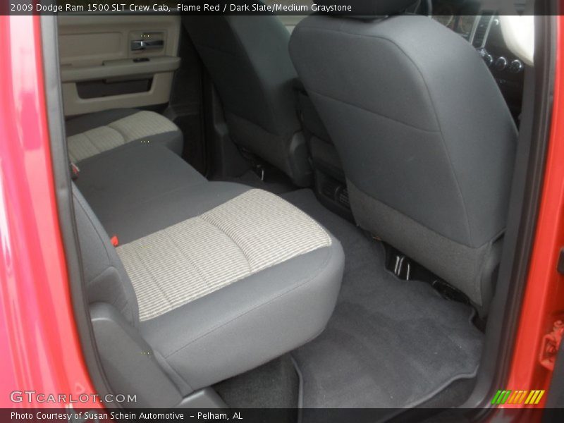 Flame Red / Dark Slate/Medium Graystone 2009 Dodge Ram 1500 SLT Crew Cab
