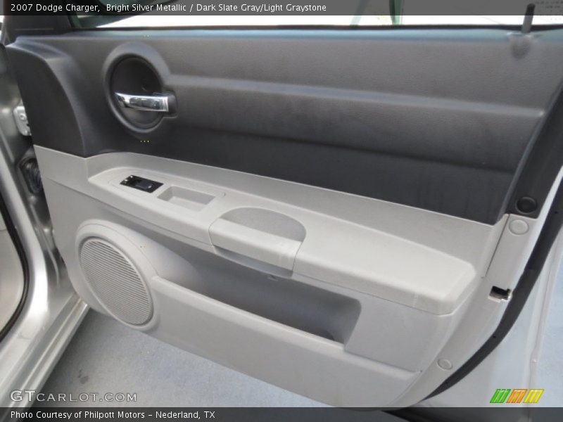 Bright Silver Metallic / Dark Slate Gray/Light Graystone 2007 Dodge Charger
