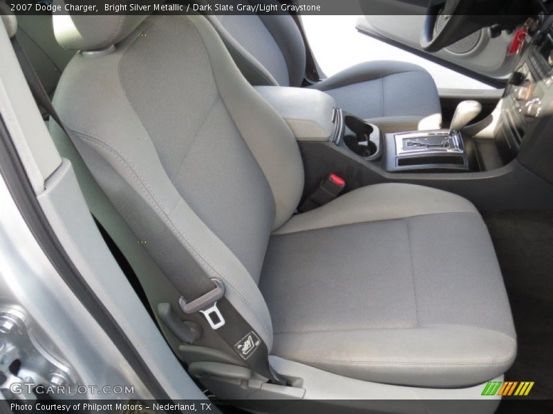 Bright Silver Metallic / Dark Slate Gray/Light Graystone 2007 Dodge Charger