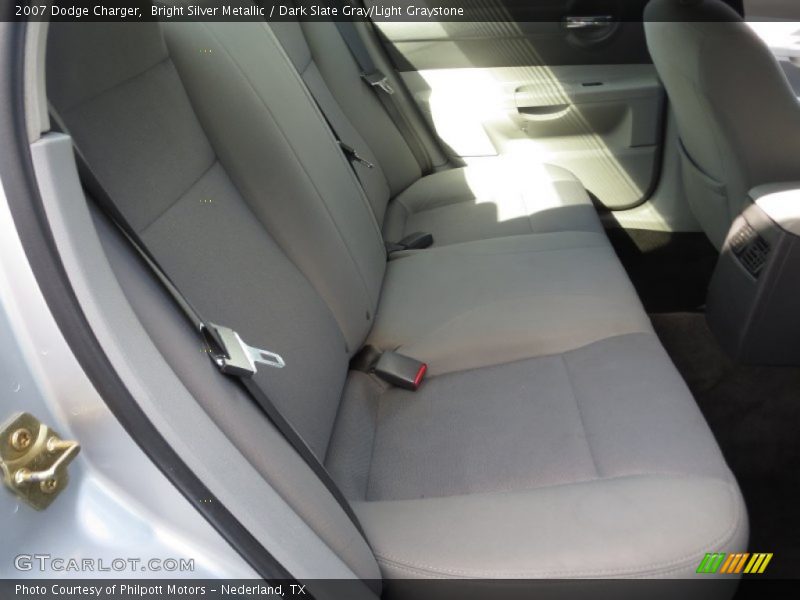 Bright Silver Metallic / Dark Slate Gray/Light Graystone 2007 Dodge Charger