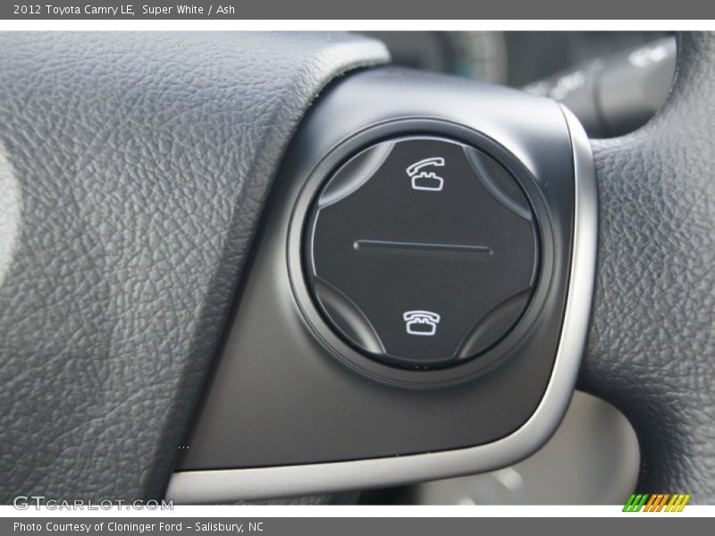 Super White / Ash 2012 Toyota Camry LE