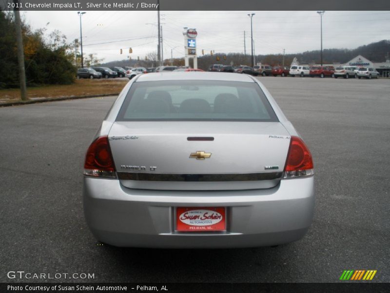 Silver Ice Metallic / Ebony 2011 Chevrolet Impala LT