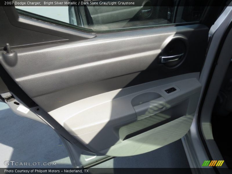 Bright Silver Metallic / Dark Slate Gray/Light Graystone 2007 Dodge Charger