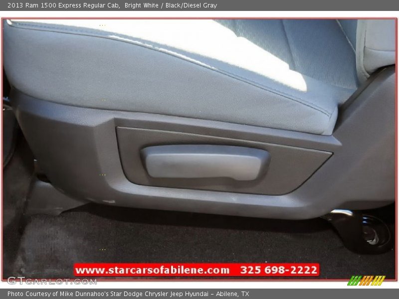 Bright White / Black/Diesel Gray 2013 Ram 1500 Express Regular Cab