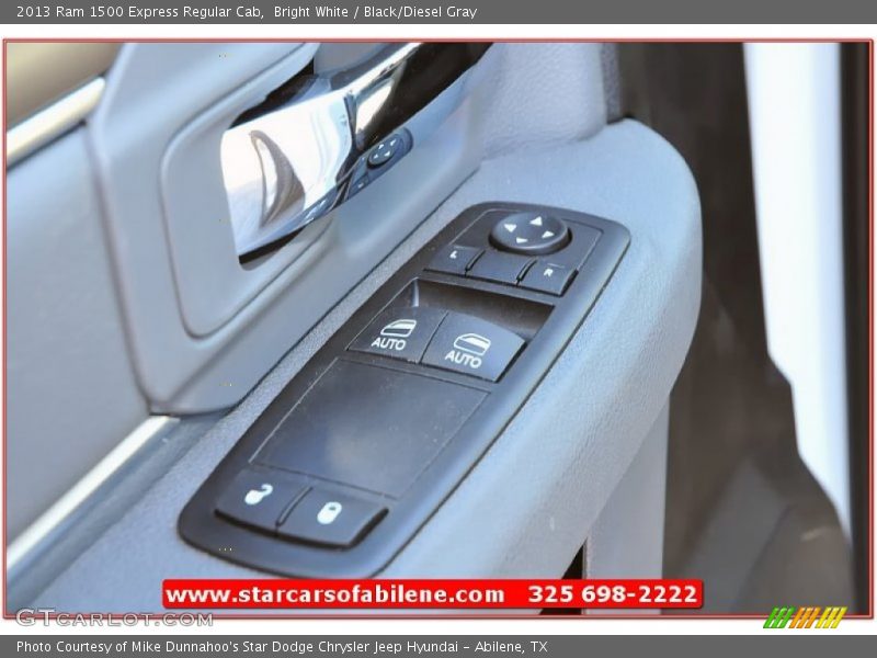 Bright White / Black/Diesel Gray 2013 Ram 1500 Express Regular Cab