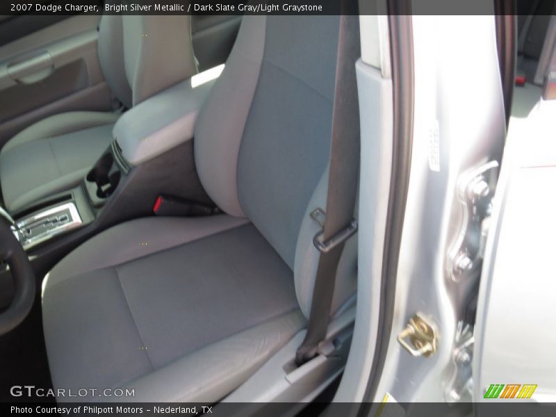 Bright Silver Metallic / Dark Slate Gray/Light Graystone 2007 Dodge Charger