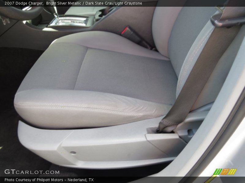 Bright Silver Metallic / Dark Slate Gray/Light Graystone 2007 Dodge Charger