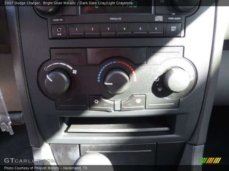Bright Silver Metallic / Dark Slate Gray/Light Graystone 2007 Dodge Charger