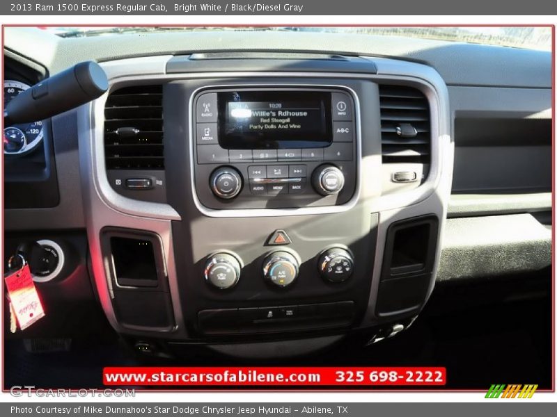 Bright White / Black/Diesel Gray 2013 Ram 1500 Express Regular Cab