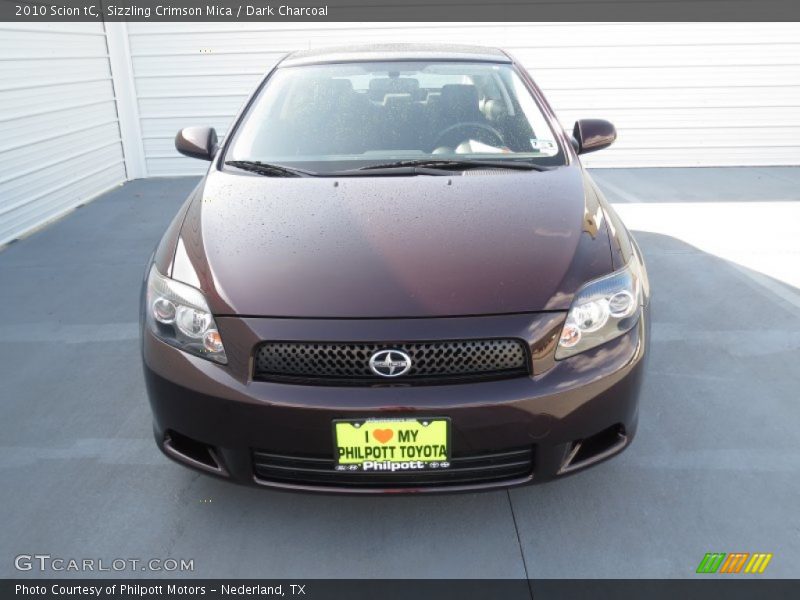 Sizzling Crimson Mica / Dark Charcoal 2010 Scion tC