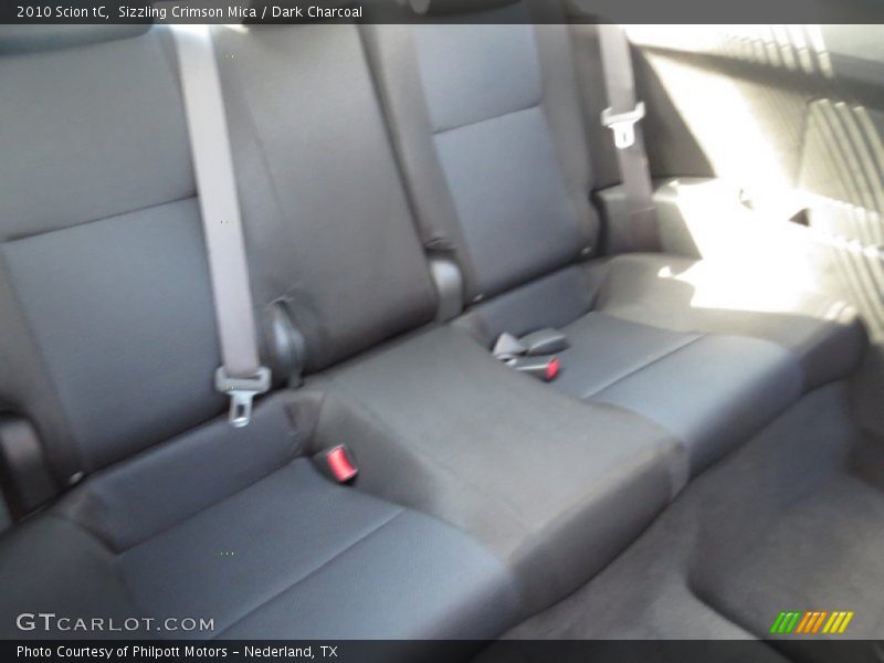 Sizzling Crimson Mica / Dark Charcoal 2010 Scion tC