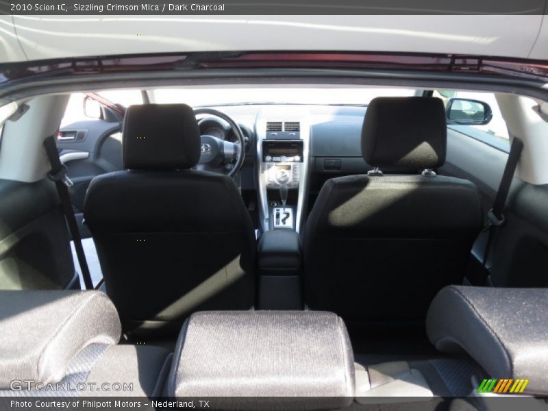 Sizzling Crimson Mica / Dark Charcoal 2010 Scion tC