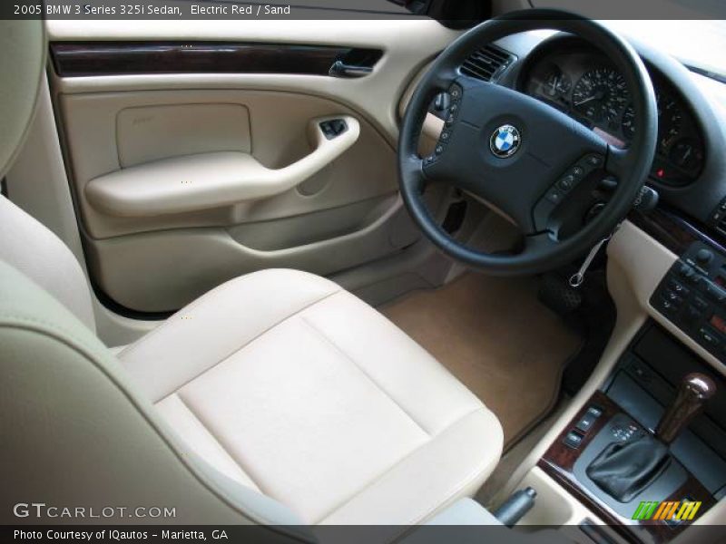 Electric Red / Sand 2005 BMW 3 Series 325i Sedan