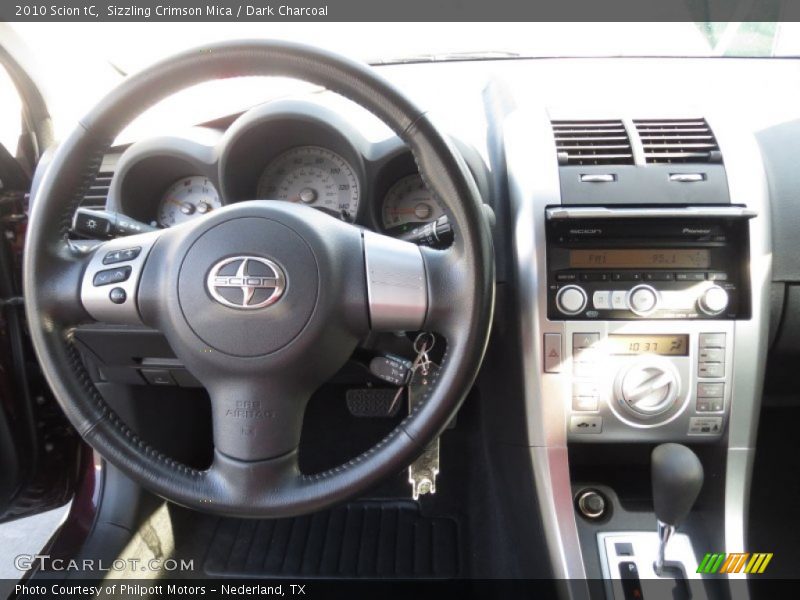 Sizzling Crimson Mica / Dark Charcoal 2010 Scion tC