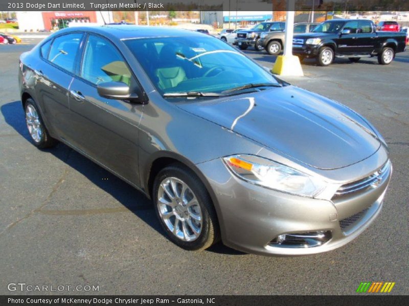 Tungsten Metallic / Black 2013 Dodge Dart Limited