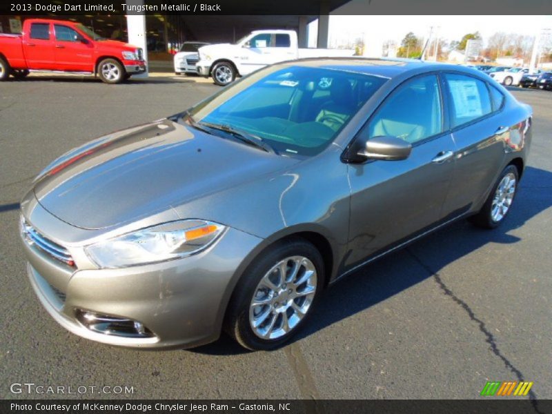 Tungsten Metallic / Black 2013 Dodge Dart Limited
