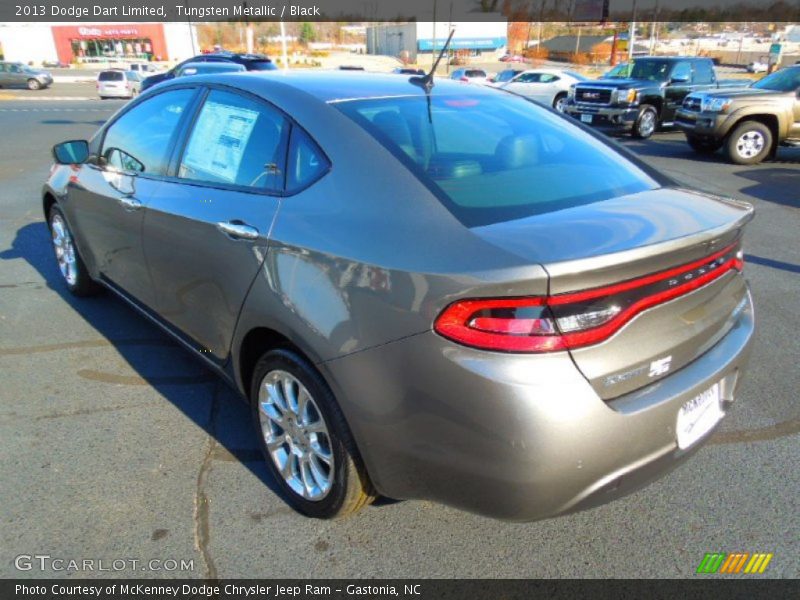 Tungsten Metallic / Black 2013 Dodge Dart Limited