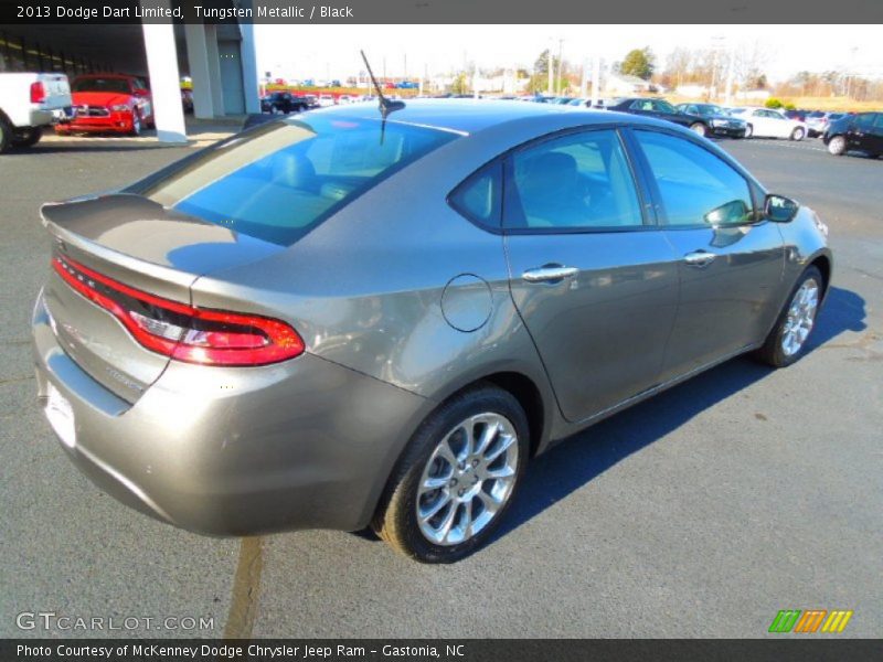Tungsten Metallic / Black 2013 Dodge Dart Limited