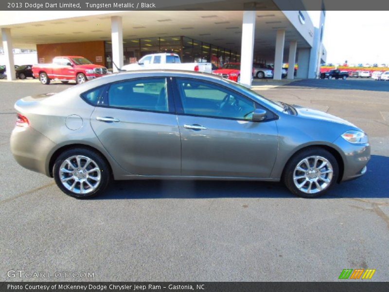 Tungsten Metallic / Black 2013 Dodge Dart Limited