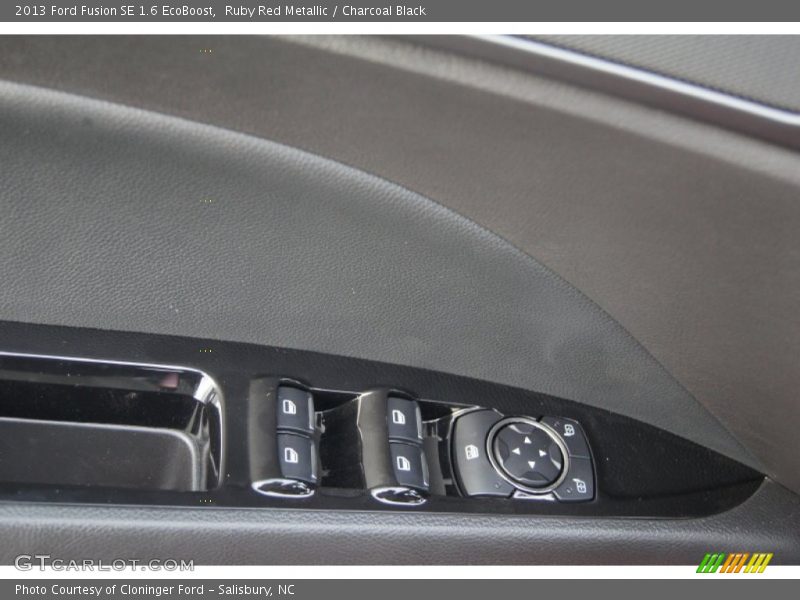 Ruby Red Metallic / Charcoal Black 2013 Ford Fusion SE 1.6 EcoBoost