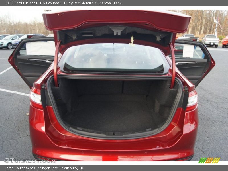 Ruby Red Metallic / Charcoal Black 2013 Ford Fusion SE 1.6 EcoBoost